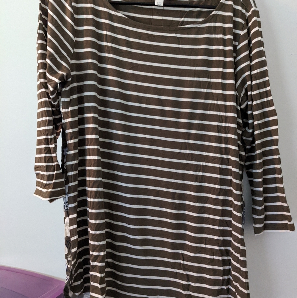 3/4 length sleeve blouse